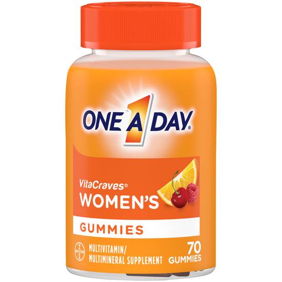 Order One A Day Women's VitaCraves Adult Multivitamin Gummies (70 ct) food online from Rite Aid store, Palm Desert on bringmethat.com