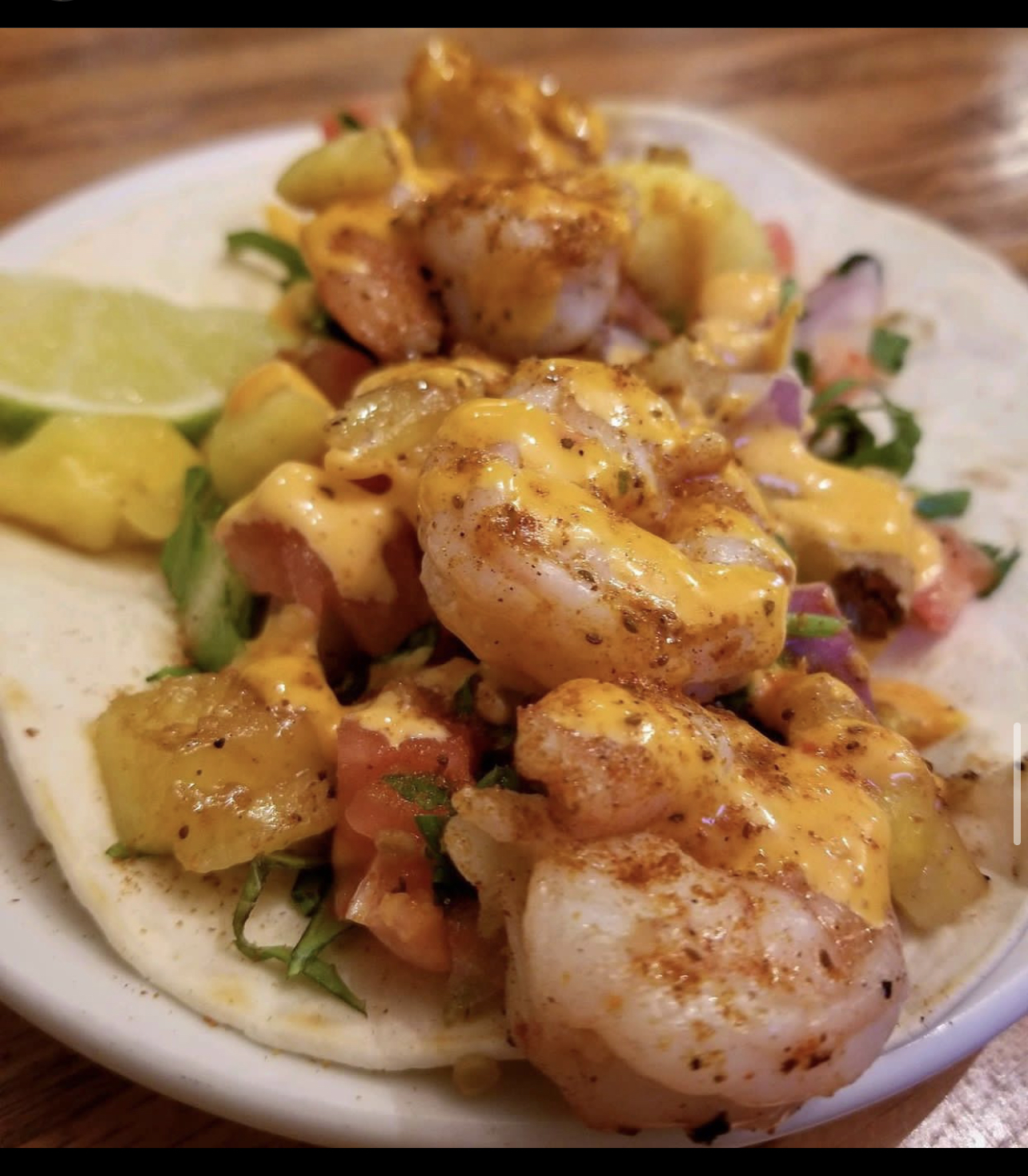 Order Sailor Shrimp Tacos food online from Anchor Allie’s store, Virginia Beach on bringmethat.com