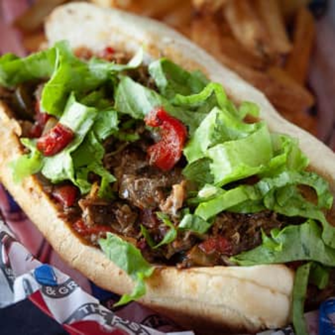 Order Taco Cheesesteak food online from The Post Sports Bar & Grill store, Creve Coeur on bringmethat.com