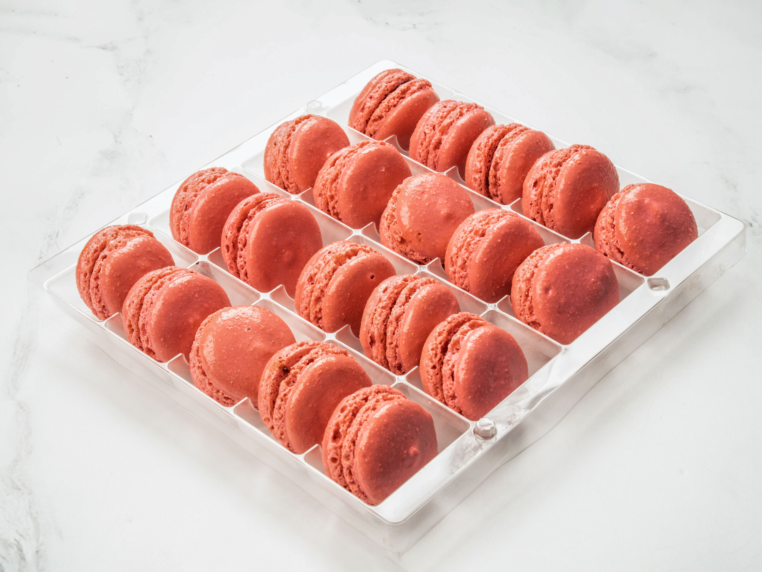 Order raspberry macaron food online from Le Macaron store, Windham on bringmethat.com