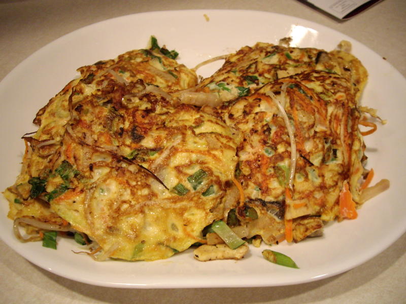 Order Vegetable Egg Foo Young food online from Kong's Kitchen store, Atlanta on bringmethat.com