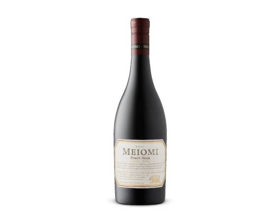 Order Meiomi Pinot Noir, 750mL red wine (13.7% ABV) food online from Babaro Liquor Store store, Peabody on bringmethat.com