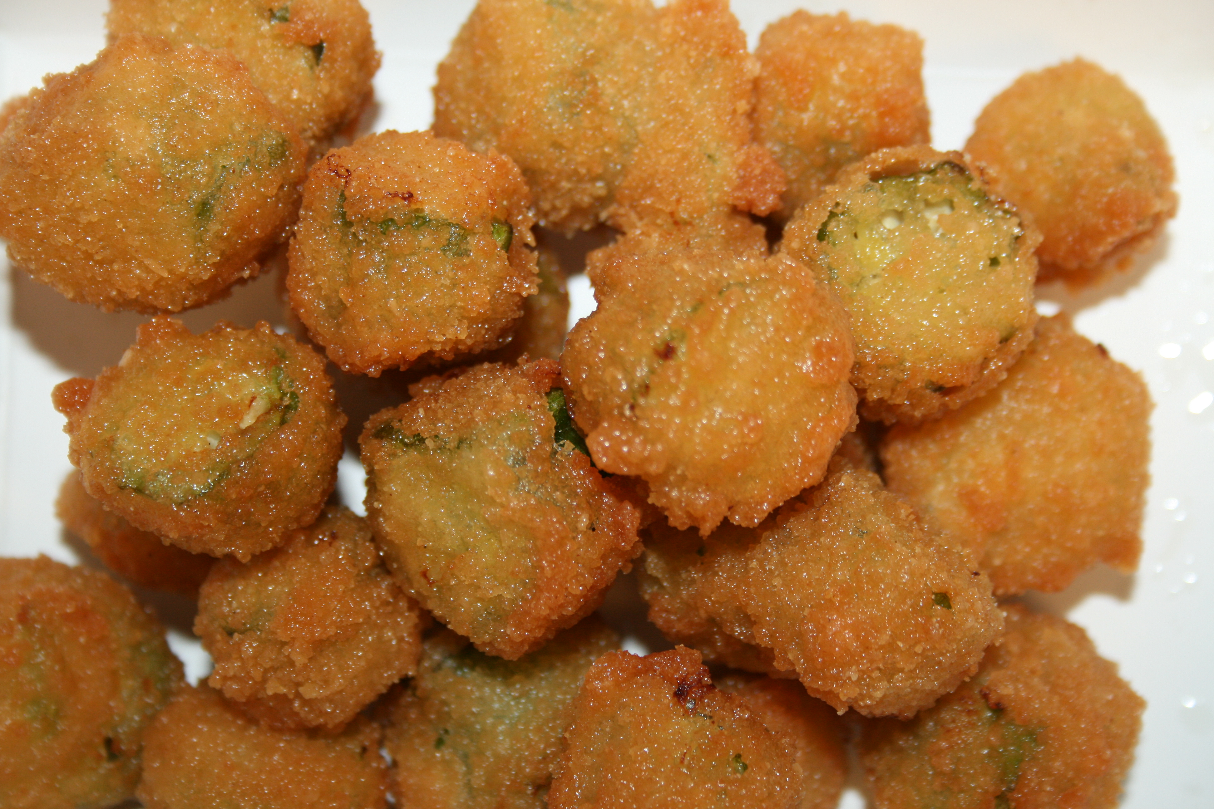 Order Fried Okra food online from Chasin' Tail Bbq store, Lake Dallas on bringmethat.com