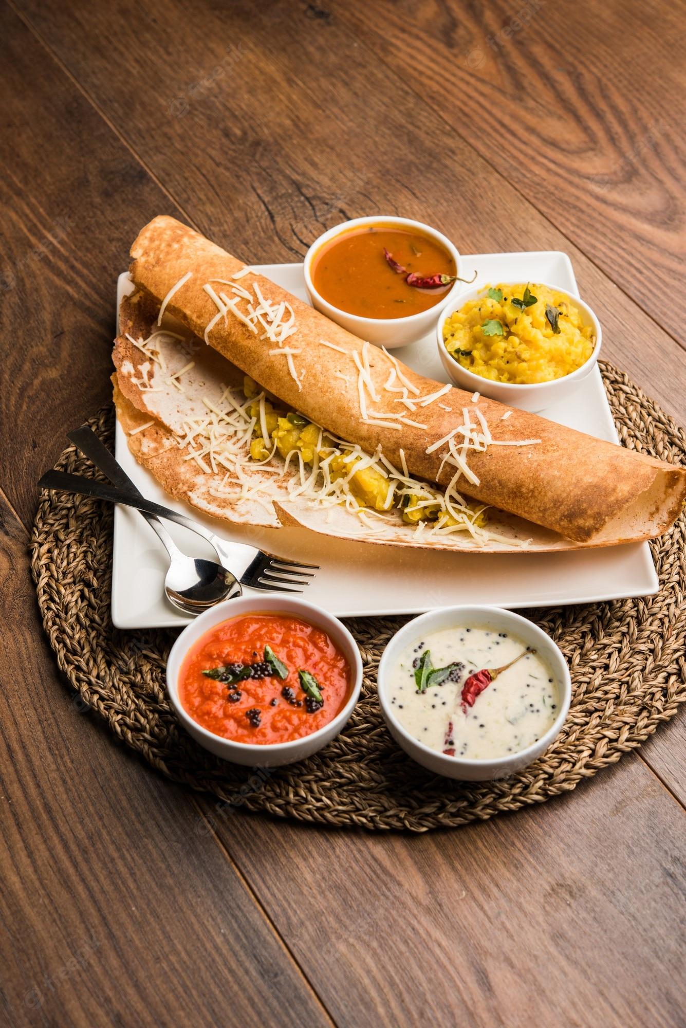 Order Cheese Masala Dosa food online from 5th Element store, Jacksonville on bringmethat.com