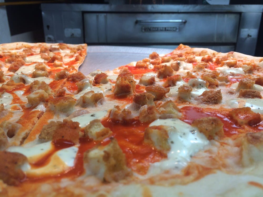 Order Buffalo Chicken Pizza - Large 16'' food online from Pizza Plus Chicken store, Asbury Park on bringmethat.com