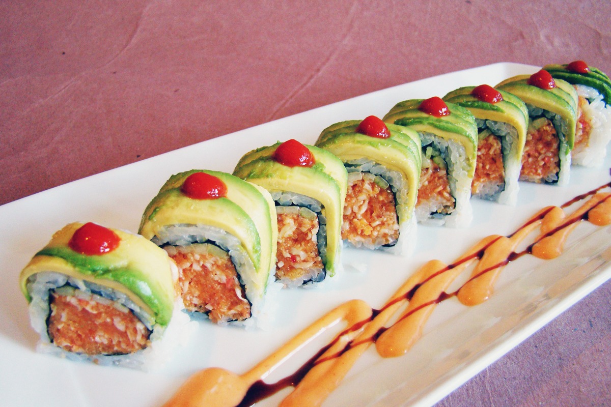 Order FR13. Yahoo Roll food online from Hoshi Sushi store, Fullerton on bringmethat.com