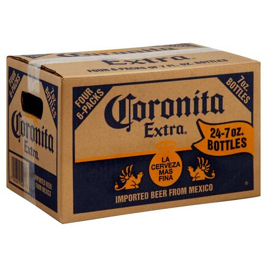 Order Corona · Mini Beer Bottles (24 x 7 fl oz) food online from Mesa Liquor store, Mesa on bringmethat.com