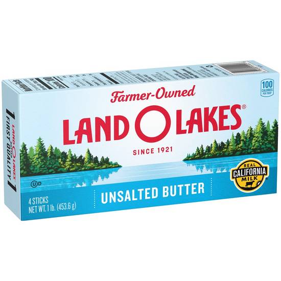 Order Land O'Lakes · Unsalted Butter Sticks (1 lb) food online from Safeway store, Prunedale on bringmethat.com
