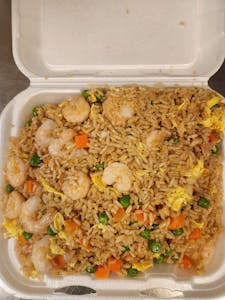 Order 991. Shrimp Fried Rice food online from Pearl Chinese Restaurant store, Mesquite on bringmethat.com