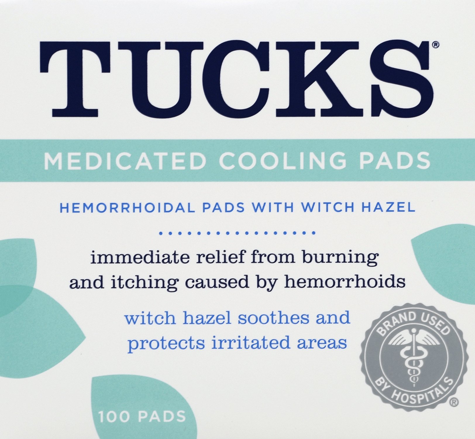 Order Tucks Hemorrhoidal Pads, Medicated Cooling - 100 ct food online from Rite Aid store, PAULSBORO on bringmethat.com