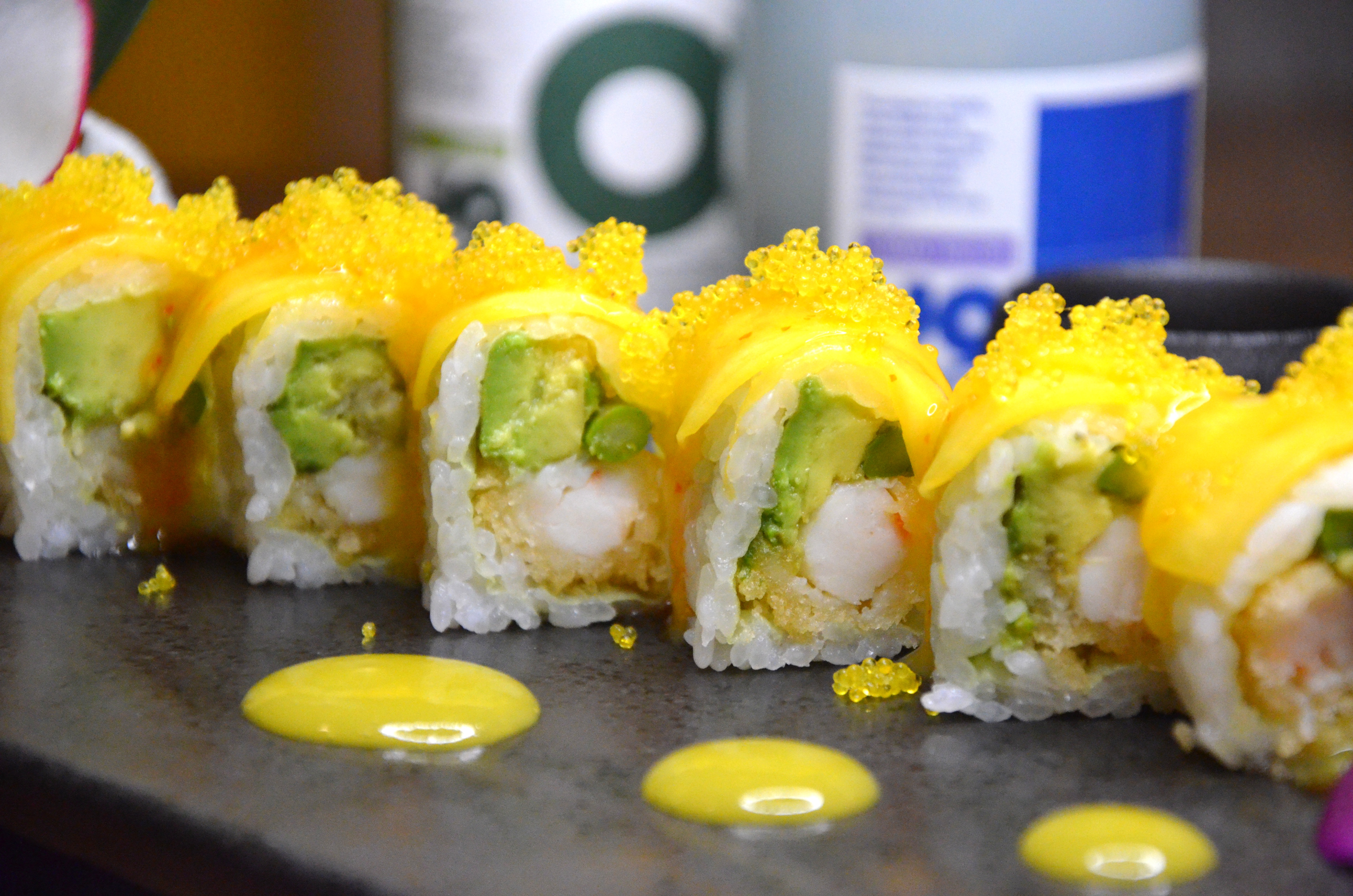 Order Golden Dragon Roll food online from Sushi Soba store, Old Greenwich on bringmethat.com