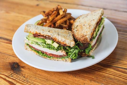 Order Cali Turkey Sandwich food online from Sabrina Cafe store, Collingswood on bringmethat.com