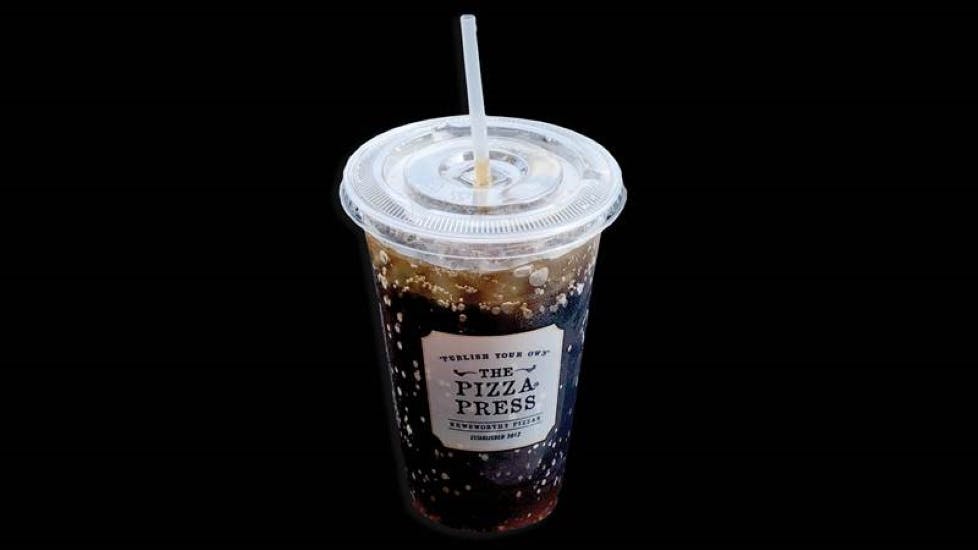 Order Fountain Drink.^ - Fountain Drink.^ food online from Pizza Press store, Orange on bringmethat.com