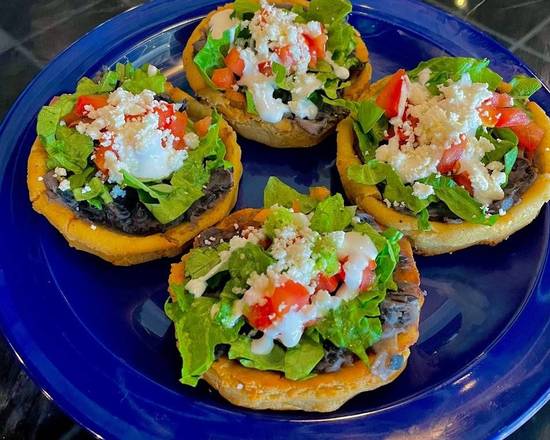 Order Mini Sopes food online from Los Pinchis Tacos Mexican Cuisine store, Killeen on bringmethat.com
