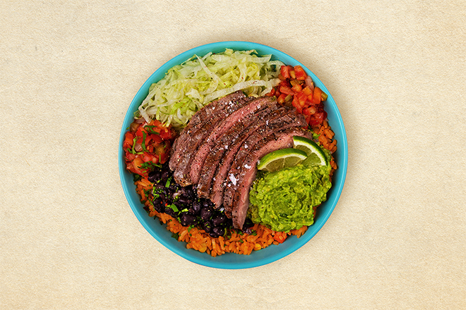 Order Carne Asada Bowl food online from Taco Assembly store, Durham on bringmethat.com