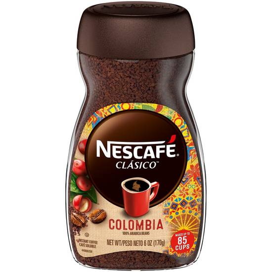 Order Nescafe Clasico Colombia Instant Coffee, 6 OZ food online from CVS store, LA QUINTA on bringmethat.com