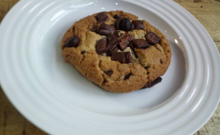 Order Large Chocolate Chip Cookie food online from Grounds Central Station store, Manassas on bringmethat.com