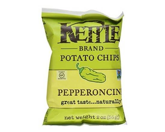 Order Kettle Brand Potato Chips Pepperoncini (2 oz) food online from Classic Candy Shack store, San Francisco on bringmethat.com