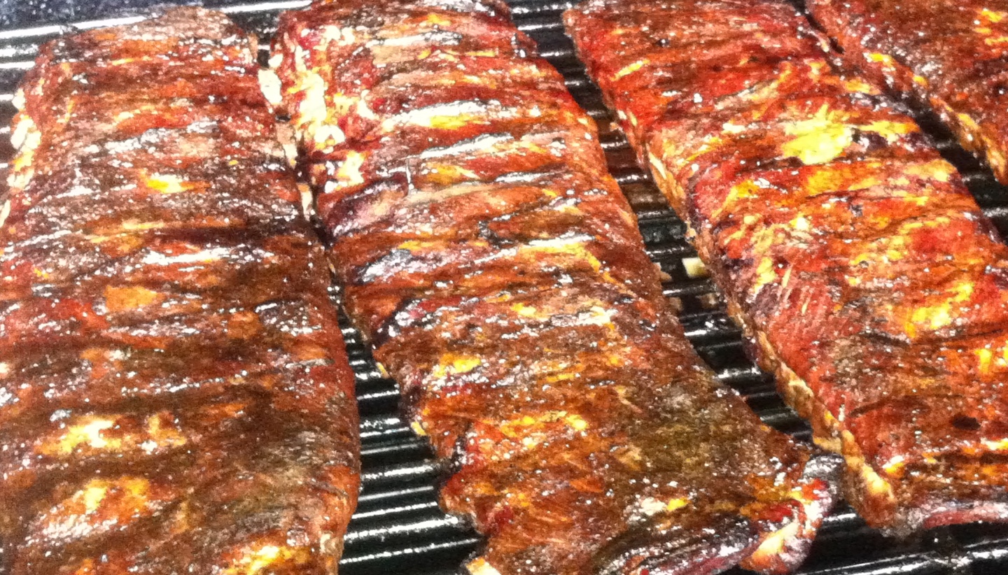 Order St. Louis Pork Ribs food online from Chasin' Tail Bbq store, Lake Dallas on bringmethat.com