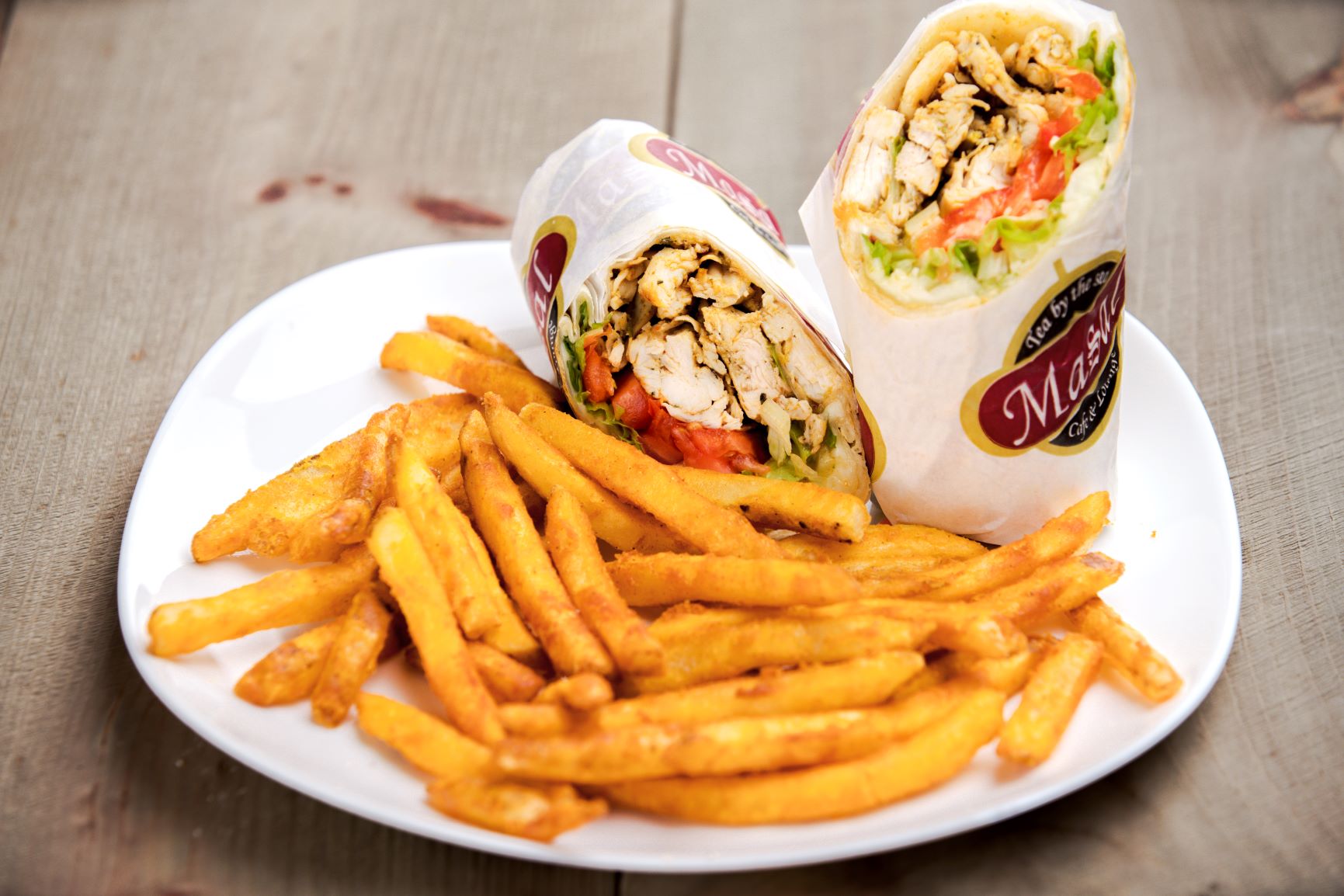 Order Chicken Wrap food online from Masal Cafe store, Brooklyn on bringmethat.com