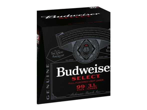 Order Budweiser Select - 20x 12oz Bottles food online from Royals Liquor store, St. Peters on bringmethat.com