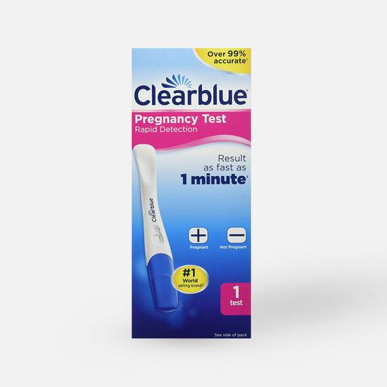 Order ClearBlue Pregnancy Test - 1 Ct food online from IV Deli Mart store, Goleta on bringmethat.com