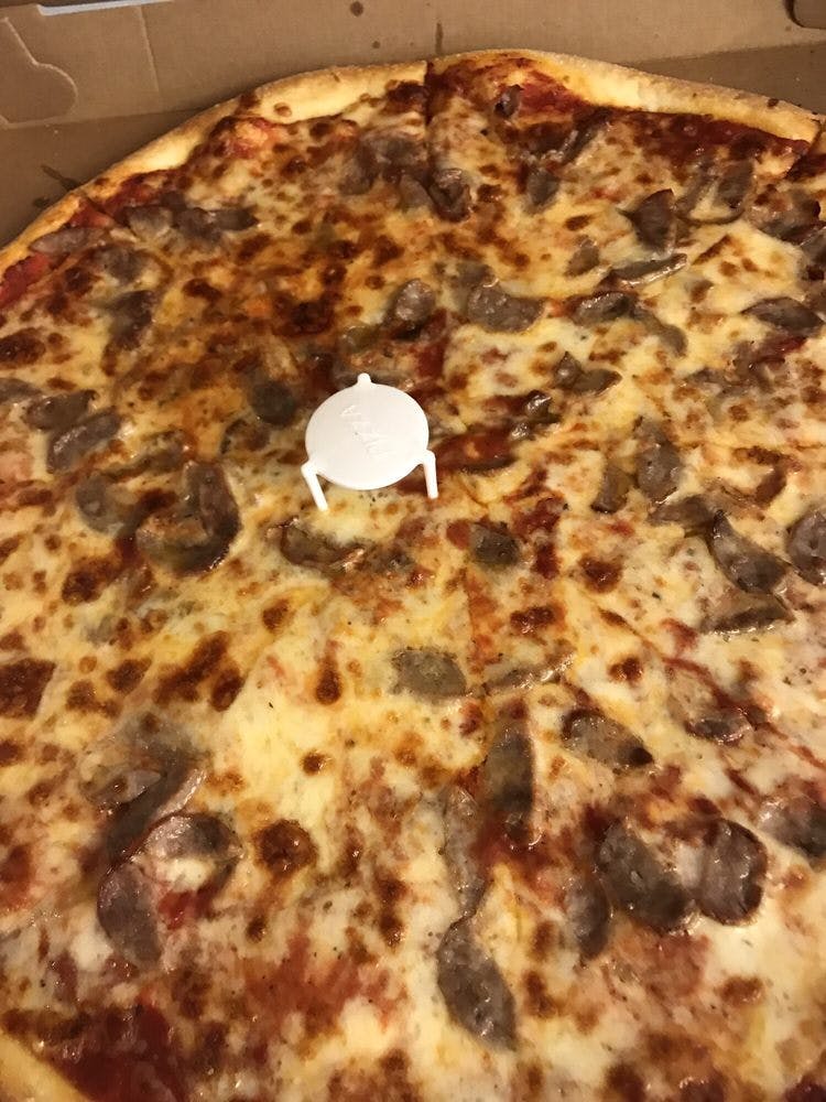 Order Sausage Pizza - Small food online from Not Ray Pizza store, Brooklyn on bringmethat.com