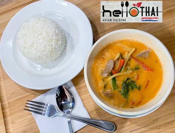 Order Red Curry food online from Hello Thai store, Chicago on bringmethat.com