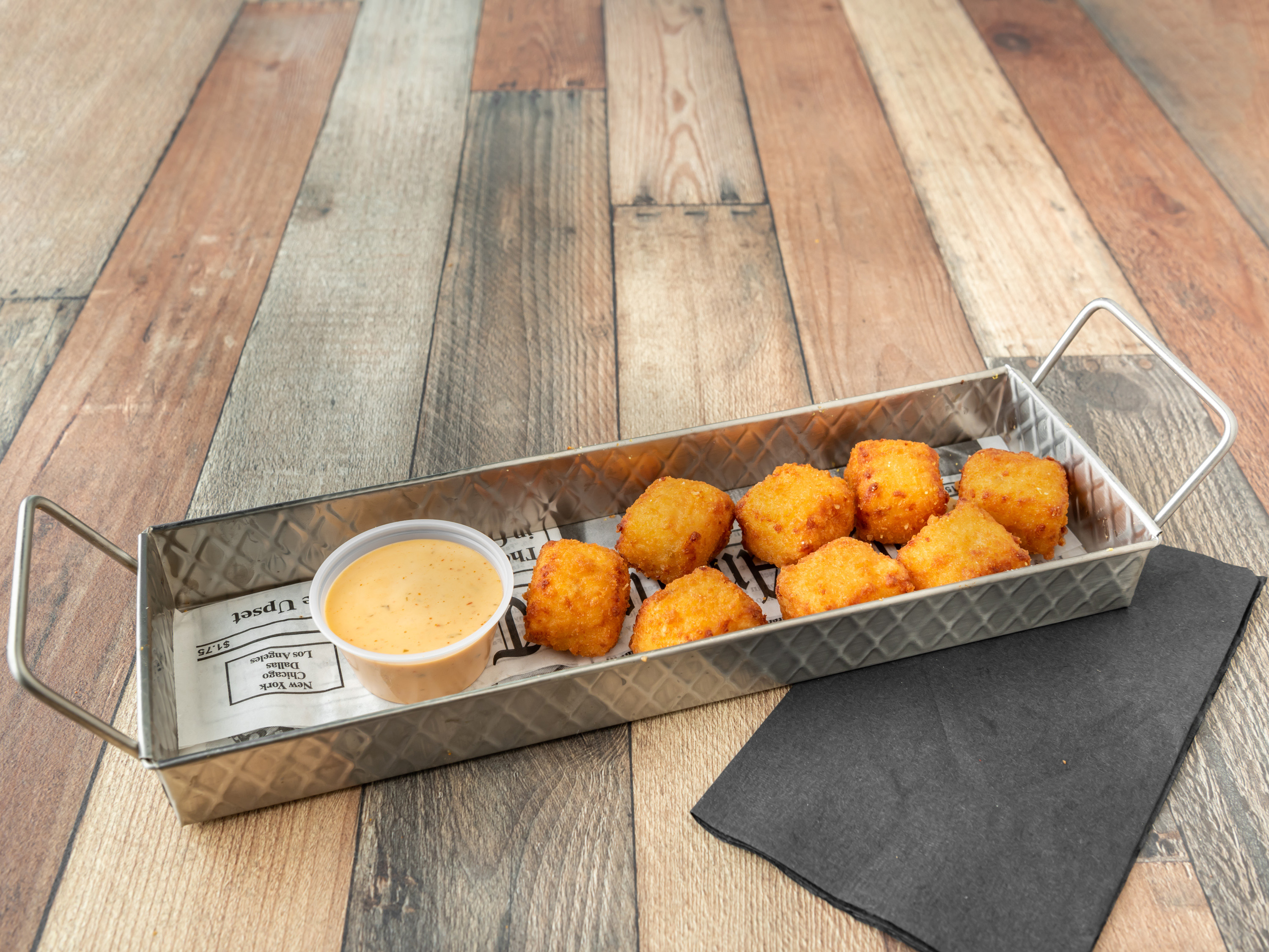 Order Jalapeno Mac and Cheese Bites food online from Tipsy Bar And Pizza store, Huntley on bringmethat.com