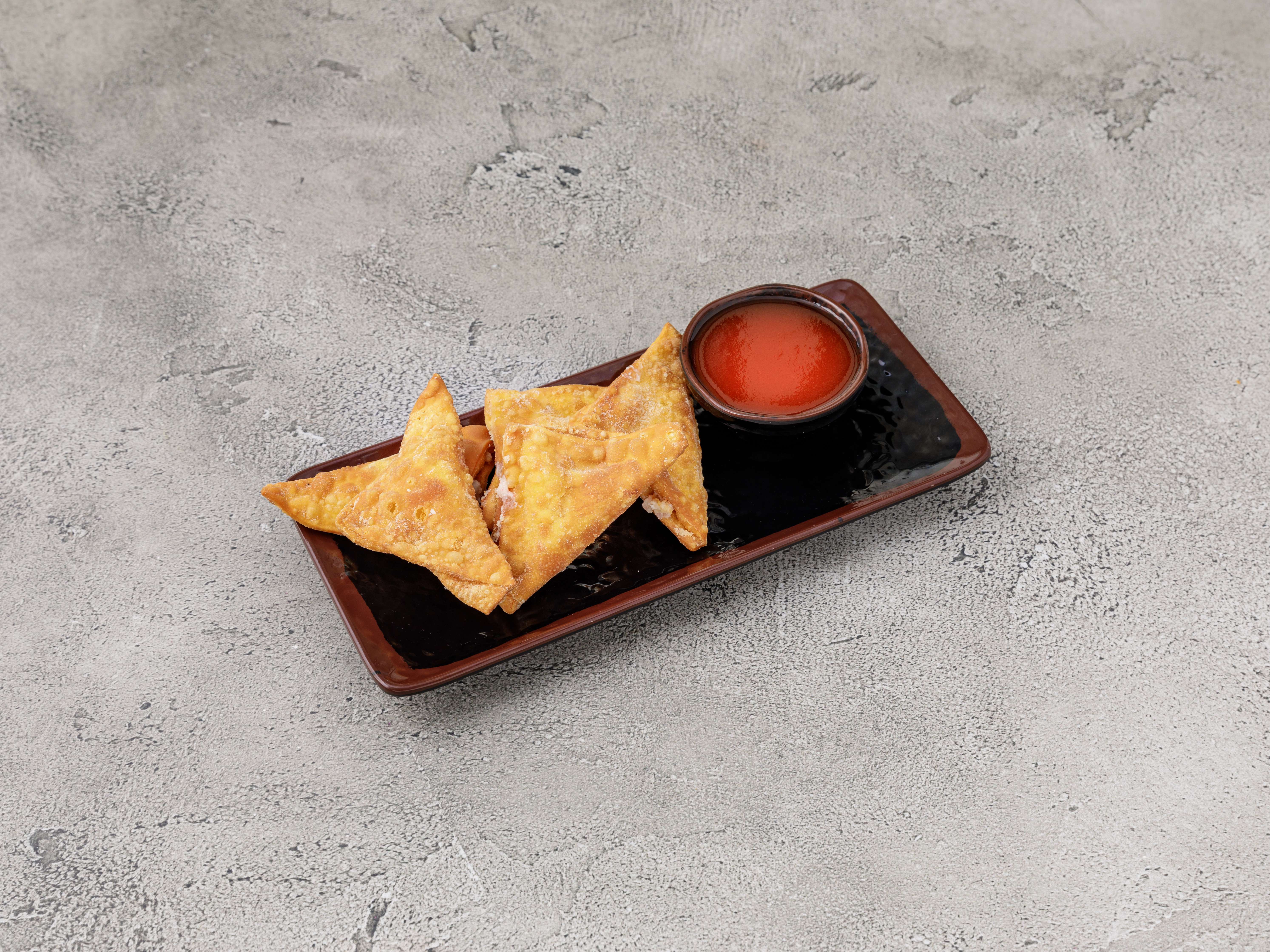 Order 7. Crab Rangoon food online from Oriental Chinese Restaurant store, Bridgeport on bringmethat.com