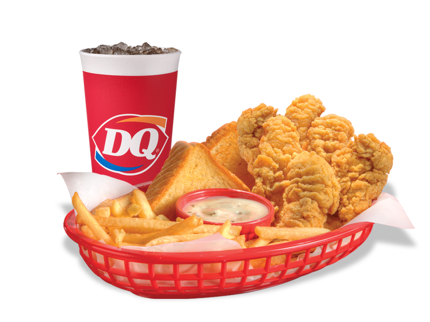 Order Chicken Strip Country Basket® (6 Pieces) Combo food online from Dairy Queen store, Fort Worth on bringmethat.com