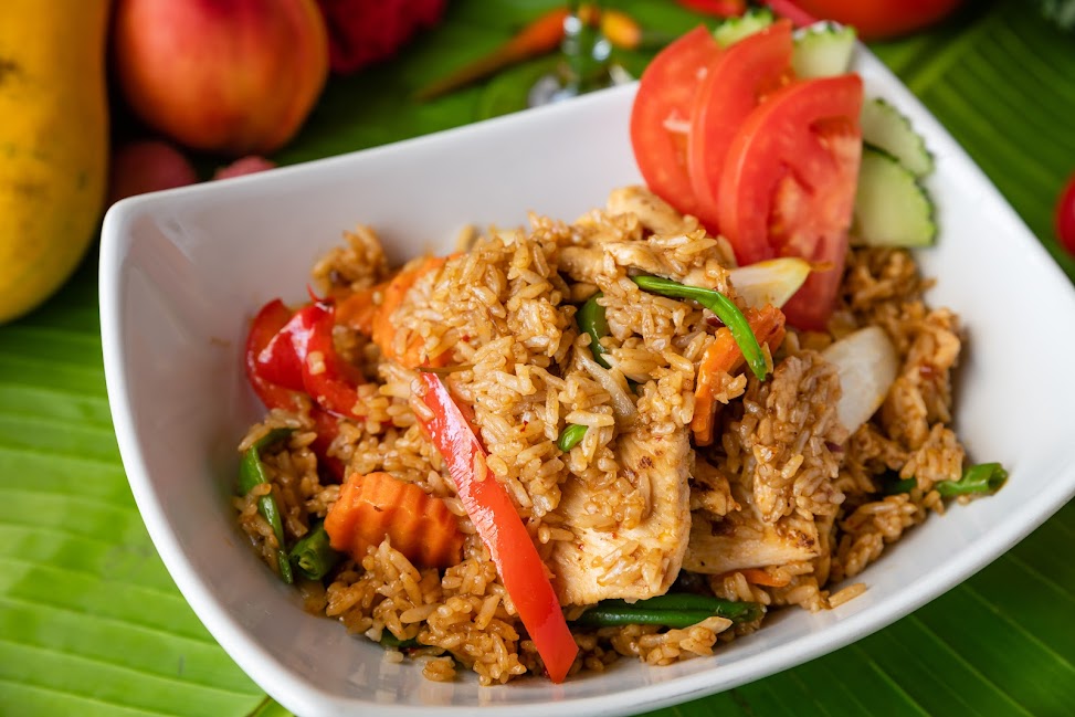 Order Basil Fried Rice food online from Nai Thai Cuisine store, Dunwoody on bringmethat.com