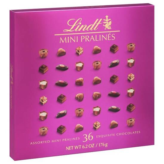 Order Lindt Mini Pralines, Assorted Chocolate Pralines with Premium Filling, 6.2 oz Box food online from CVS store, LA QUINTA on bringmethat.com