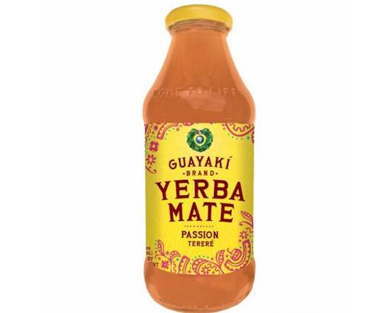 Order Guayaki Yerba Mate Passion Terere 16.9 oz Glass Bottles  food online from Pit Stop Liquor Mart store, El Monte on bringmethat.com