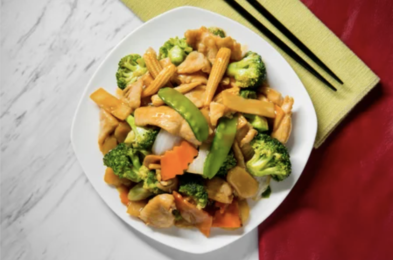 Order Chicken with Mixed Veg. food online from Ichiban Golden Dragon store, South Bend on bringmethat.com