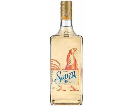 Order Sauza Gold Tequila, 750mL liquor (40% ABV) food online from Samco Food Store store, Bakersfield on bringmethat.com
