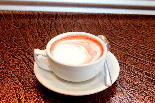 Order Red Velvet Latte food online from America Cup Coffee Co store, Asbury Park on bringmethat.com