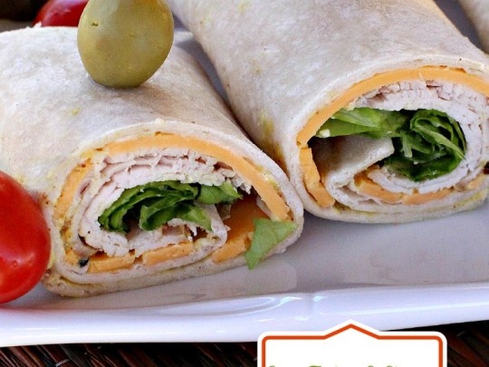 Order Turkey and Cheese Wrap food online from The Original Picken Chicken store, New Brunswick on bringmethat.com