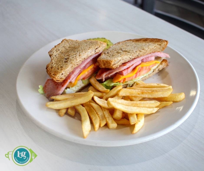 Order Ham Sandwich food online from L And G Restaurant store, Chicago on bringmethat.com
