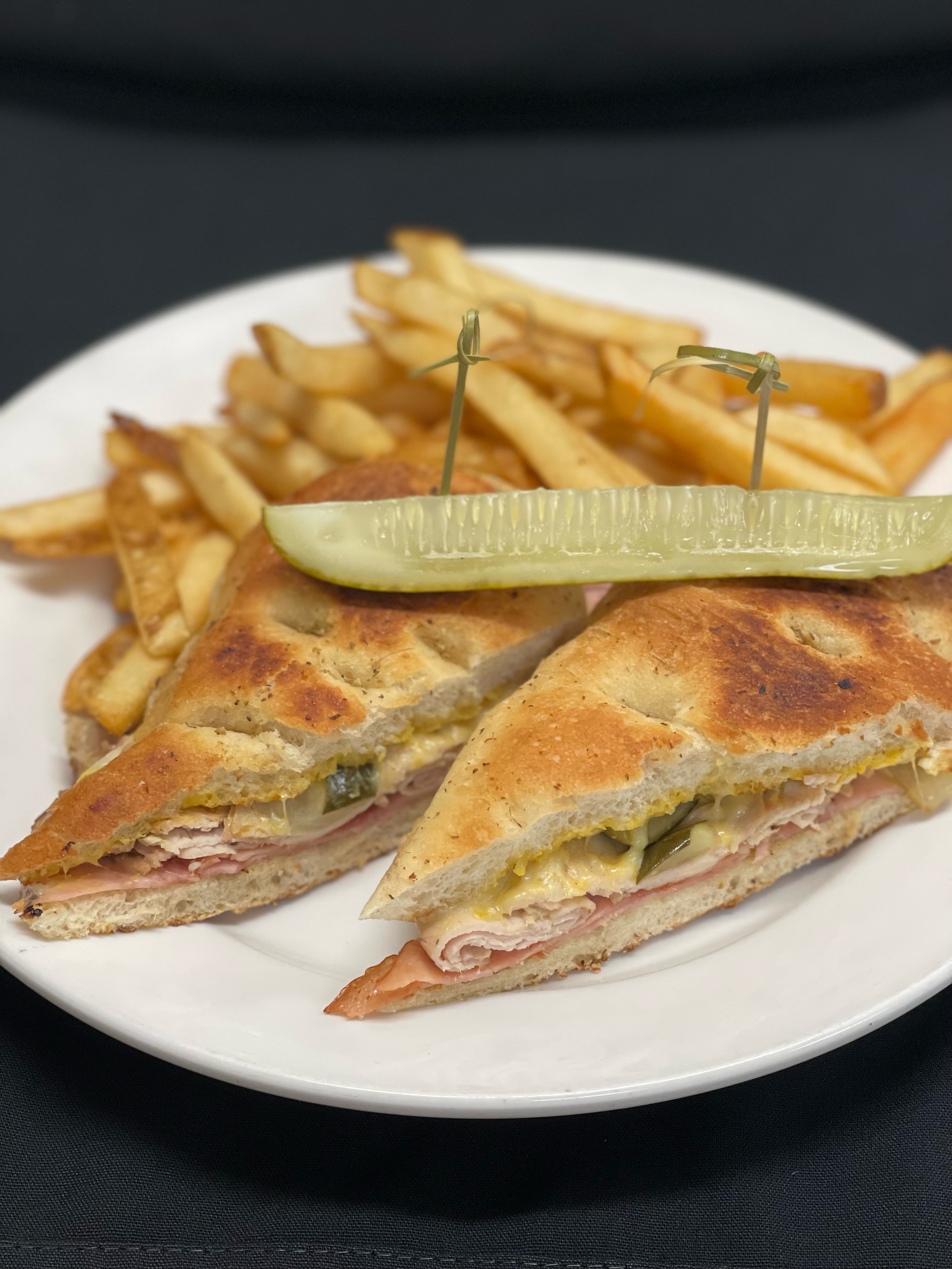 Order Cubano Sandwich food online from Emmett Brewing Company store, West Dundee on bringmethat.com