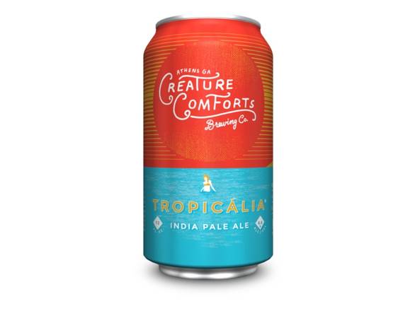 Order Creature Comforts Tropicalia IPA - 16oz Can food online from Eagle Liquor & Wine store, Chattanooga on bringmethat.com