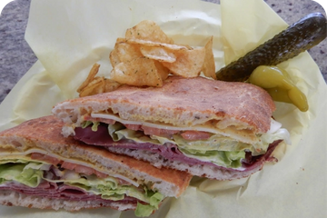 Order Pastrami Sandwich food online from Beach Pizza store, Grover Beach on bringmethat.com