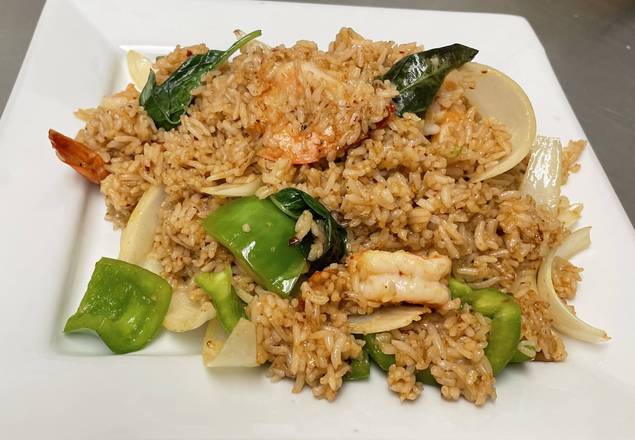 Order Prik Pao Fried Rice food online from Thong's Authentic Thai Restaurant store, Green Bay on bringmethat.com