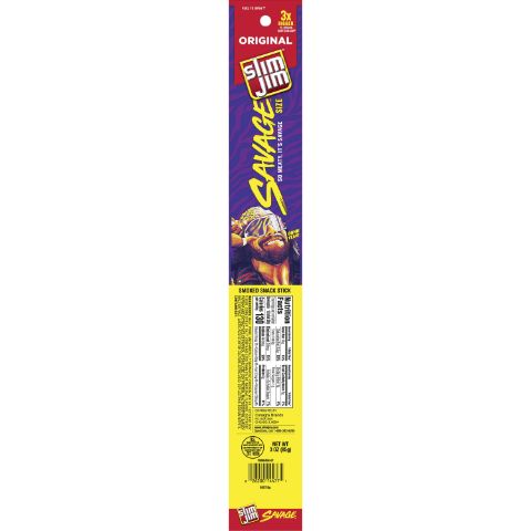 Order Slim Jim Savage Original 3oz food online from 7-Eleven store, Christiansburg on bringmethat.com