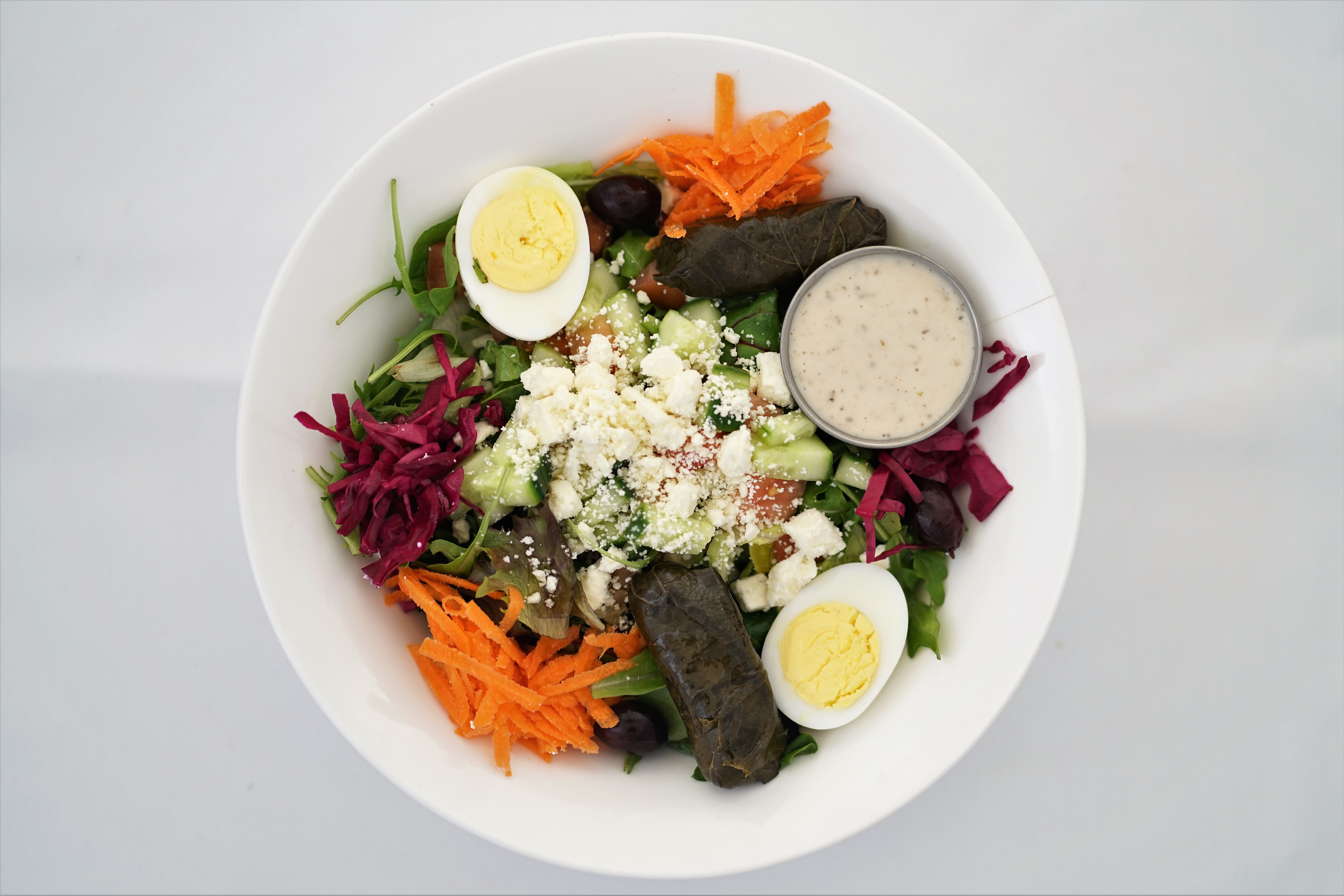 Order Greek Salad food online from Lezzet Restaurant store, Centreville on bringmethat.com