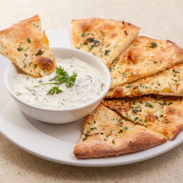 Order Warm Spinach and Artichoke Dip  food online from That Pizza Place store, Los Angeles on bringmethat.com