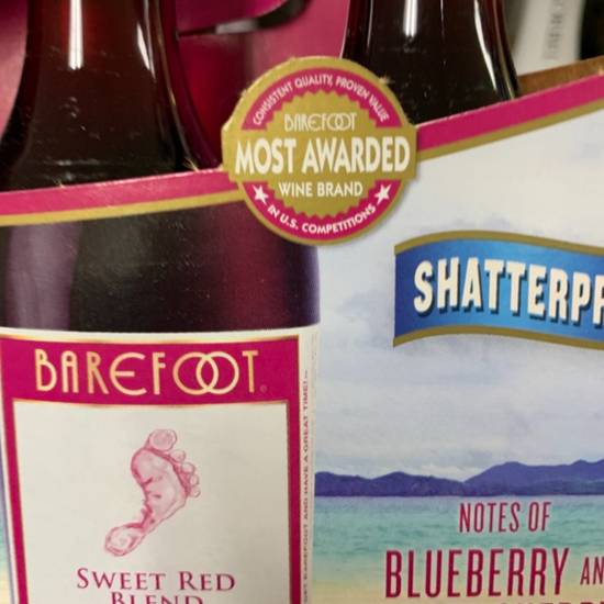 Order Barefoot 4pack  food online from Campus Liquor store, Riverside on bringmethat.com