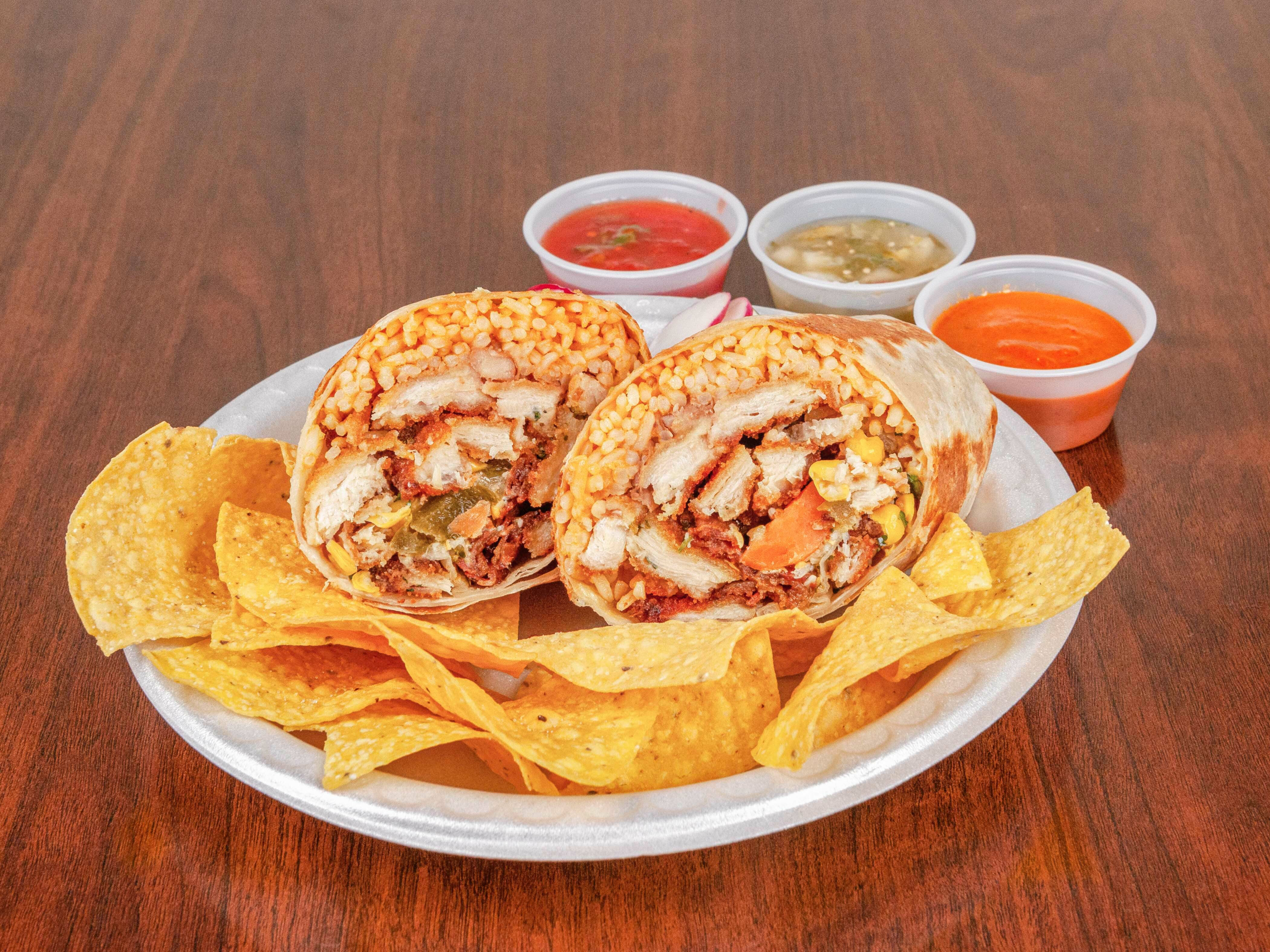Order Jalepeno Burrito food online from El Jalapeno Cafe store, Yorktown Heights on bringmethat.com