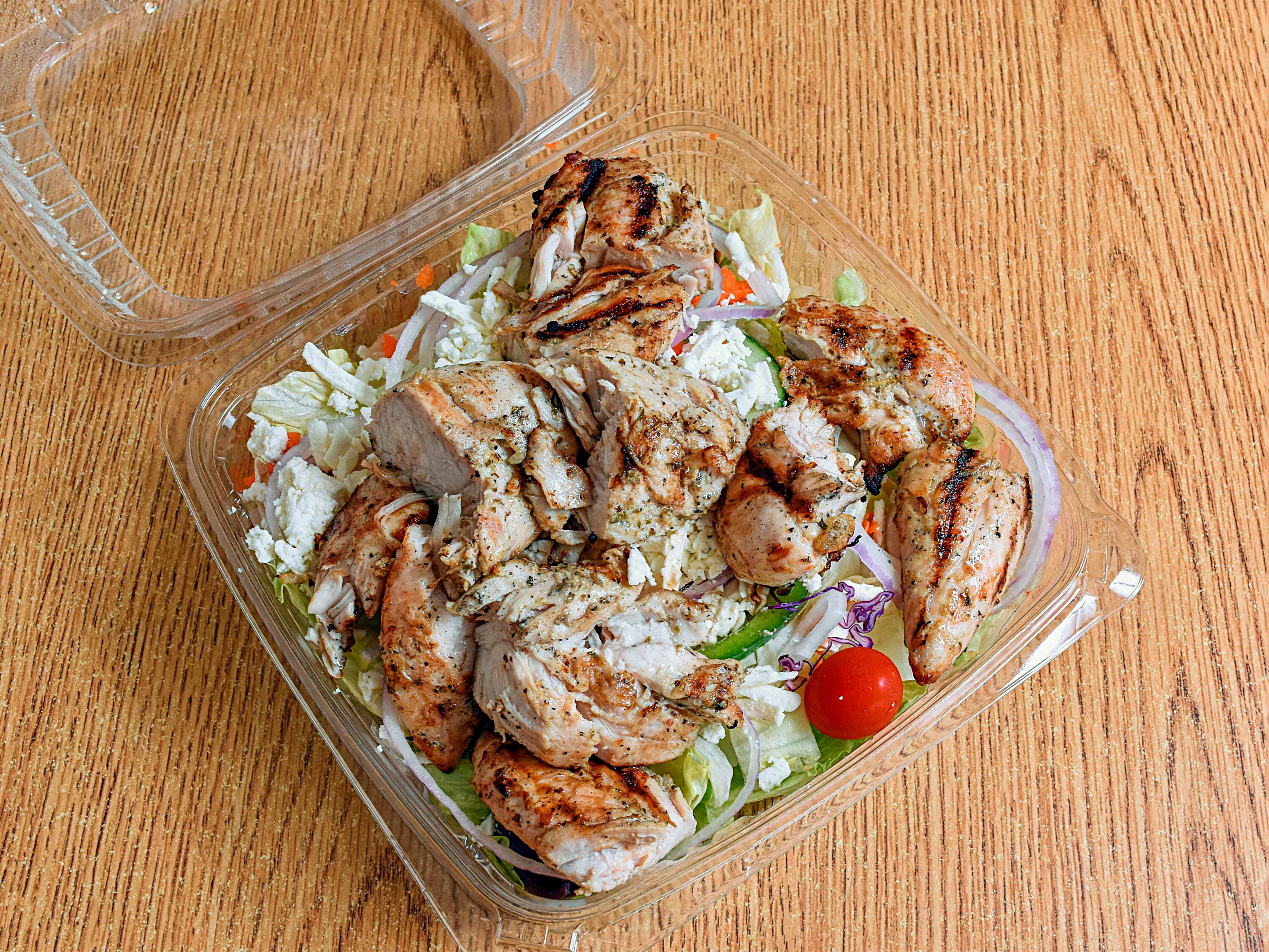 Order Chicken Kabob Salad food online from Nick's Place store, Lexington on bringmethat.com