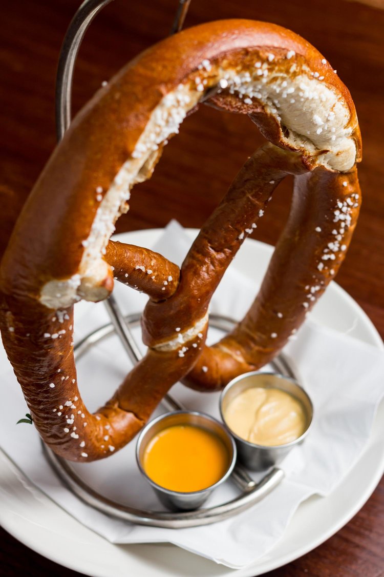 Order Giant Pretzel food online from Dorrian's Red Hand store, Jersey City on bringmethat.com